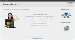 Desktop Screenshot of kursportalen.org