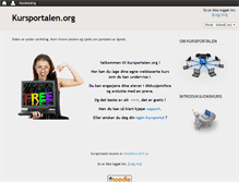 Tablet Screenshot of kursportalen.org